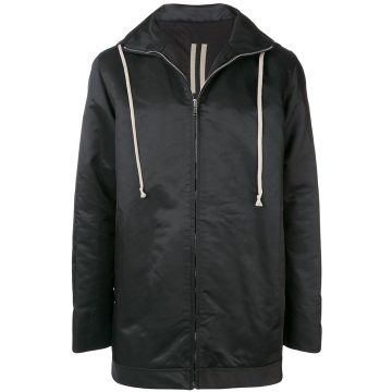 hooded zipped jacket