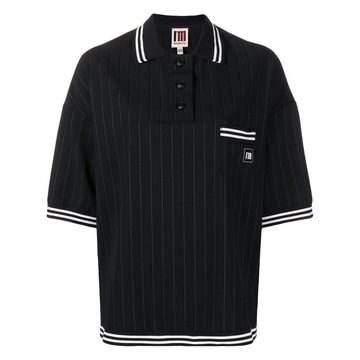 pinstripe polo shirt