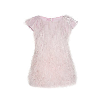 Olivyx Panne Velvet With Ostrich Feathers Top