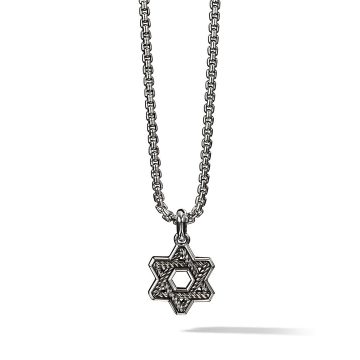 Cable Star of David pendant
