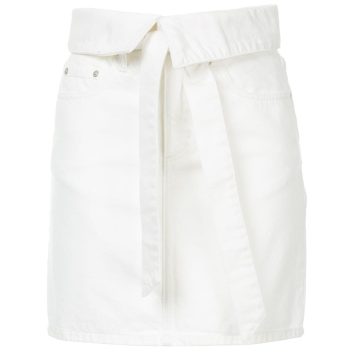 Vertigo waistband mini skirt