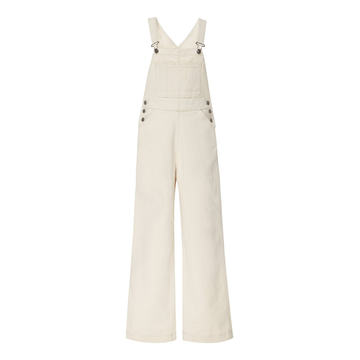 Wide Leg Cotton Overalls