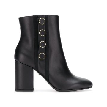 button detail ankle boots