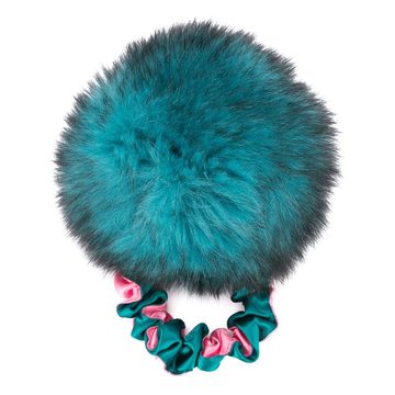 pom pom scrunchie