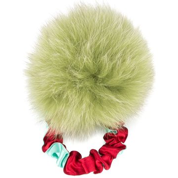 pom pom scrunchie