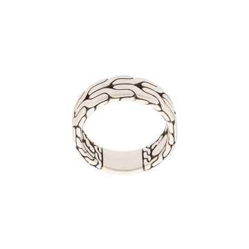 Silver Classic Chain Band Ring