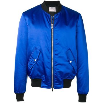 satin bomber jacket