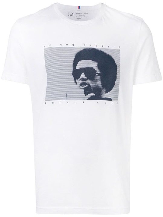 Arthur Ashe print T-shirt展示图