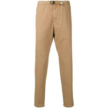 buckled tapered trousers