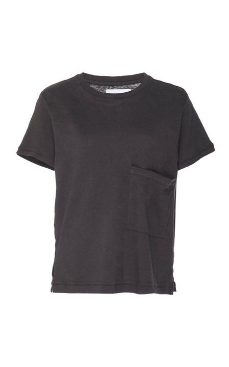 Drop Pocket Linen-Cotton T-Shirt展示图