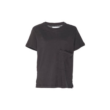 Drop Pocket Linen-Cotton T-Shirt