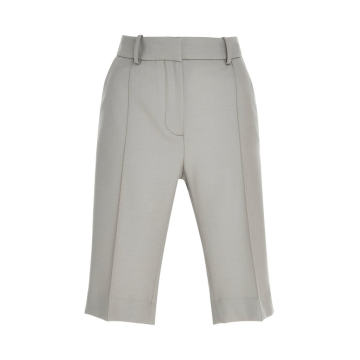 Tailored High-Rise Twill Shorts