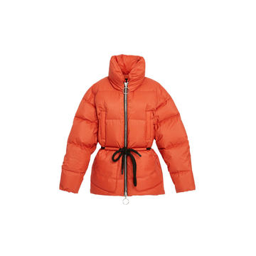 Mishko Paper Nylon Cord Belted Coat