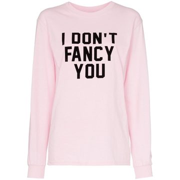 I Don't Fancy You slogan jersey top