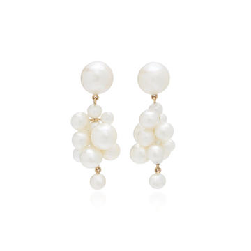 Botticelli 14K Gold Pearl Earrings