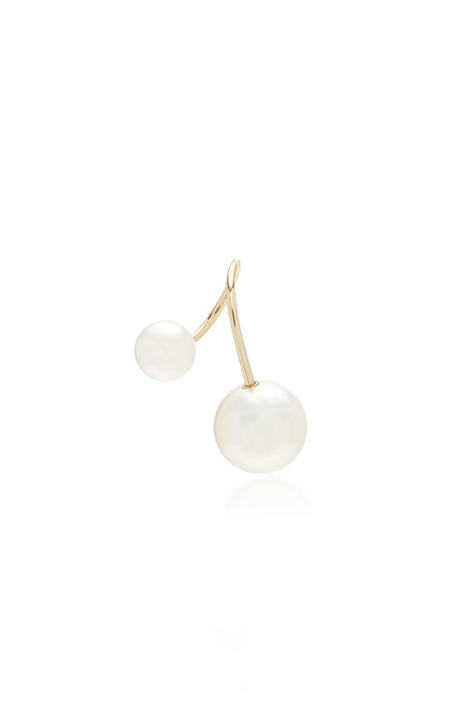 Elipse Novau 14K Gold Pearl Earring展示图