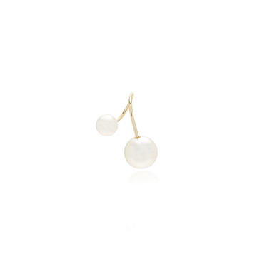 Elipse Novau 14K Gold Pearl Earring