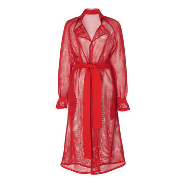 Sheer Net Voile Coat