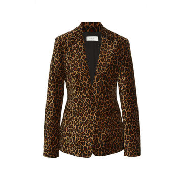 Mercer Leopard-Print Blazer