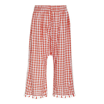 Fernanda Cropped Gingham Cotton Pants