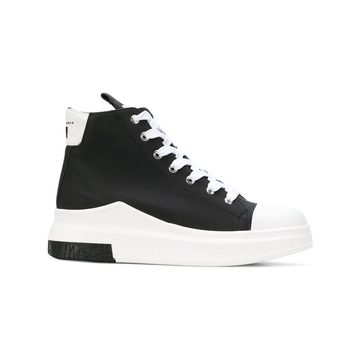 lace-up hi-top sneakers