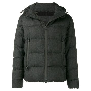 padded hooded jacket