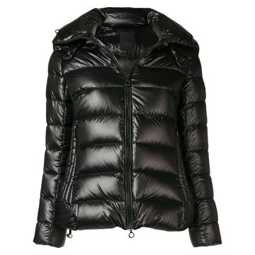 zipped padded jacket