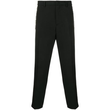 tailored stud trousers