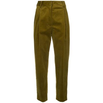 corduroy cropped trousers