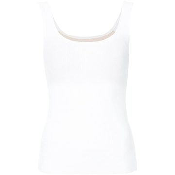 scoop neck vest