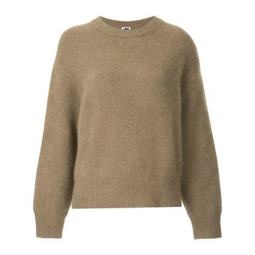 long-sleeve fitted sweater