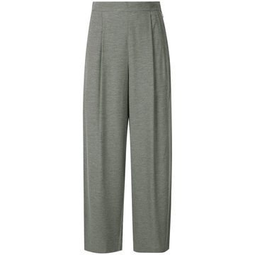 high-waist flared trousers