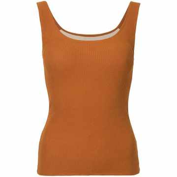 scoop neck vest