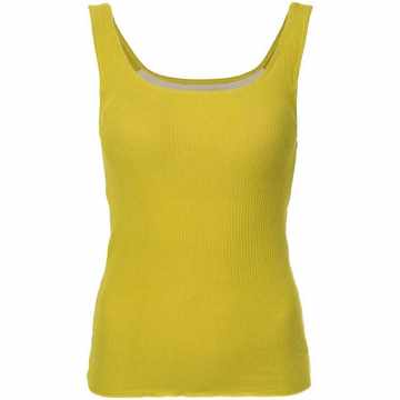 scoop neck vest