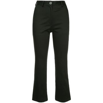 bootcut cropped trousers