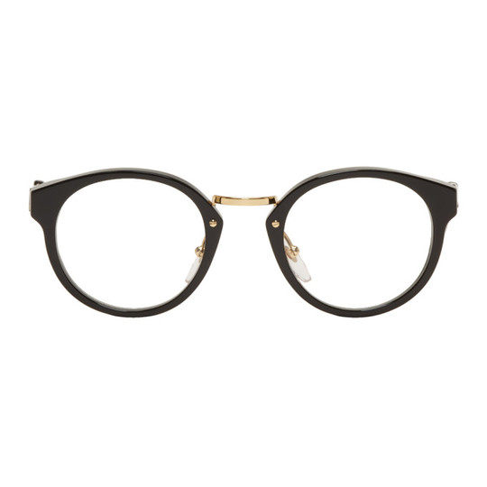 Black & Gold Panama Glasses展示图