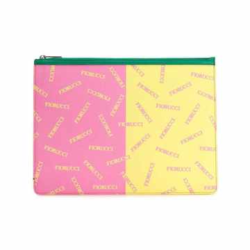 large two-tone pouch