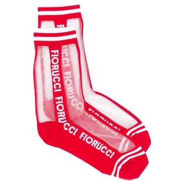 sheer logo socks