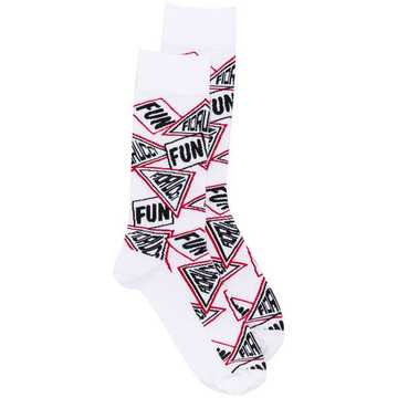 Fun logo socks