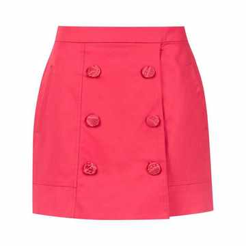 high waisted mini skirt