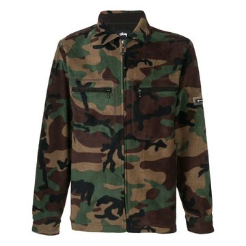 camouflage fleece military jacket