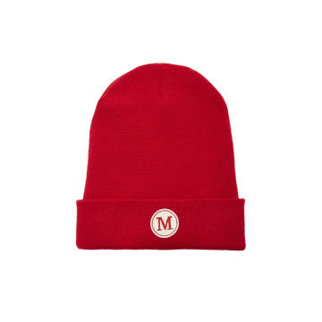 Embroidered 'M' Beanie