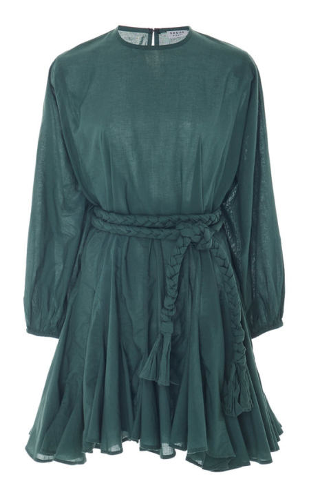 Exclusive Ella Cotton-Gauze Mini Dress展示图