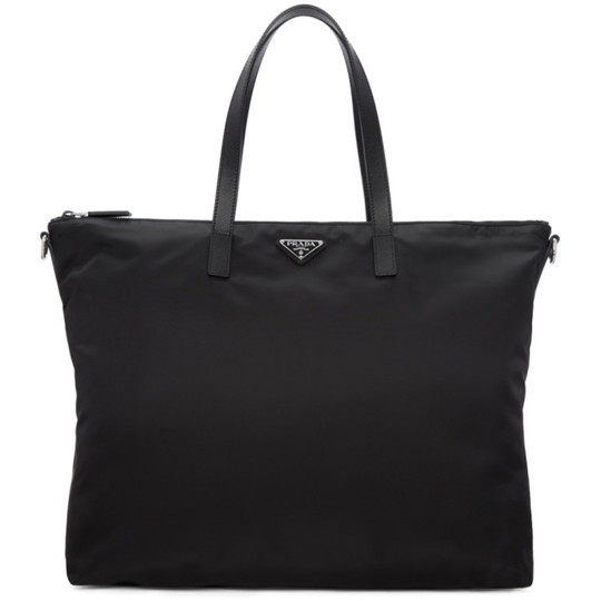 Black Nylon Travel Tote展示图