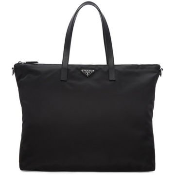 Black Nylon Travel Tote