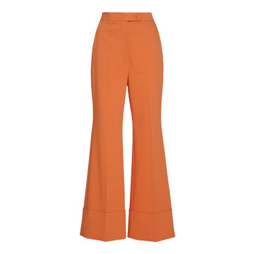 Cropped Cotton Blend Pant