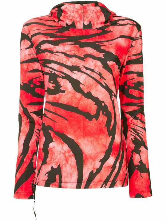 animal print thermal top展示图