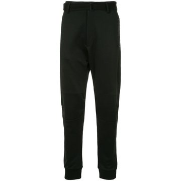 belted track trousers