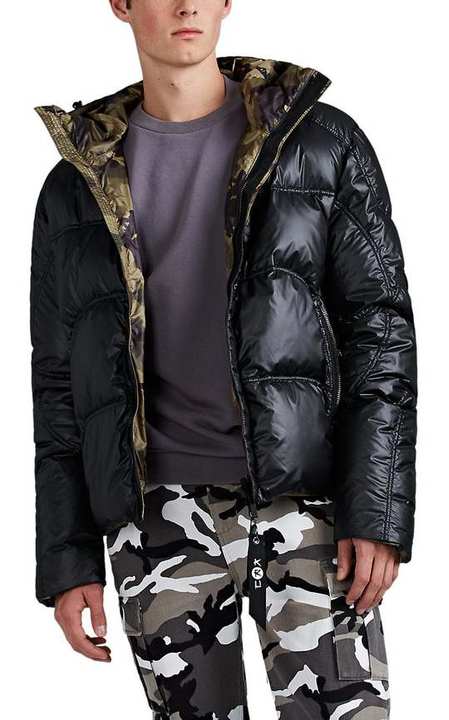 Stratos "Peace Over Everything" Camo-Girl Puffer Coat展示图