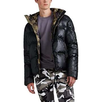 Stratos "Peace Over Everything" Camo-Girl Puffer Coat